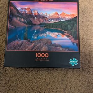 !BOGO! 🧩1000 Piece Puzzle Buffalo Photography Series Majestic Mountain Sunset